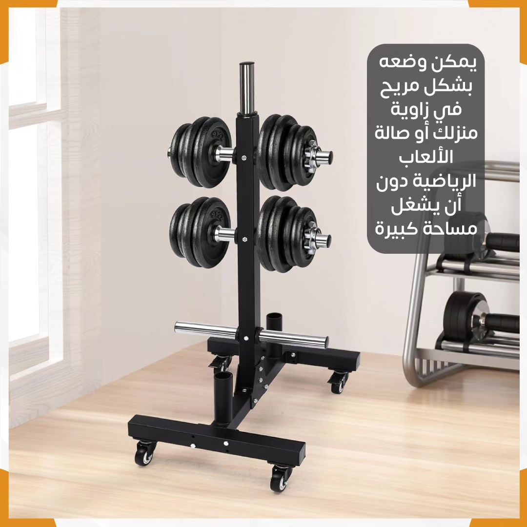 Barbell weights rack